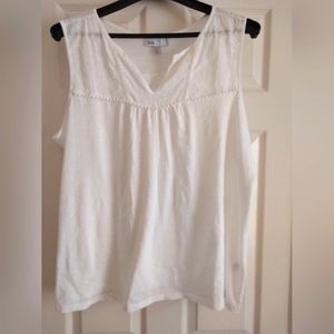 Super Cute Eyelet Sleeveless Tank Tshirt-Nordstrom Rack